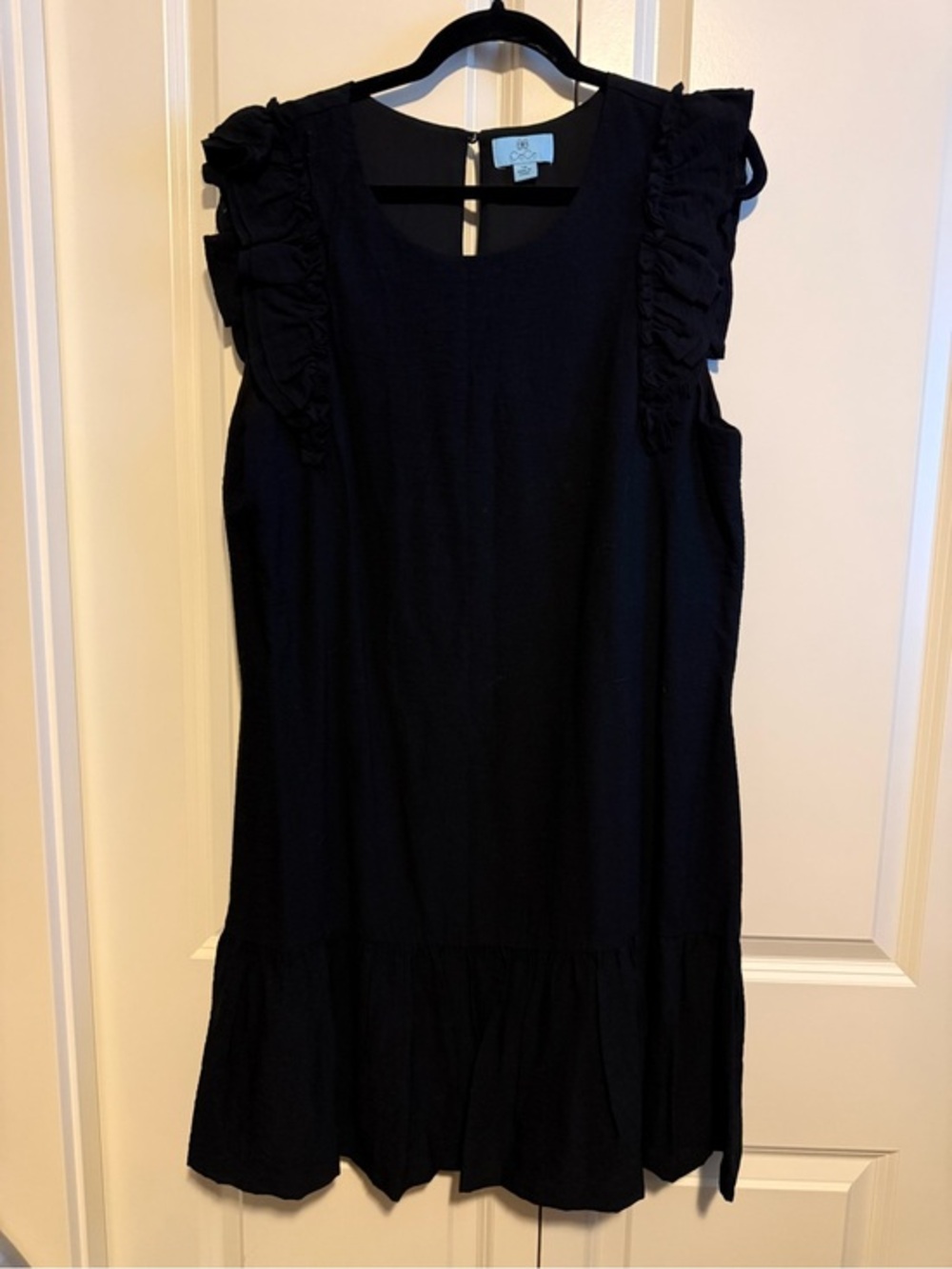 CeCe Linen Black Dress